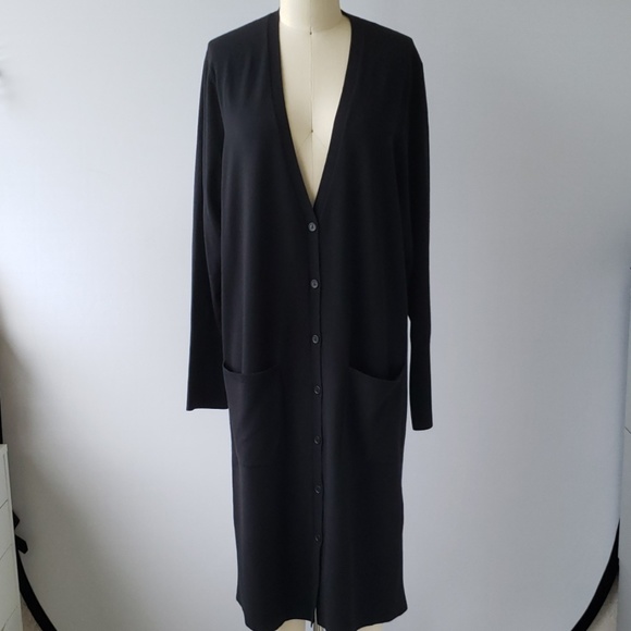 EILEEN FISHER • Long Boyfriend Cardigan - Picture 7 of 7